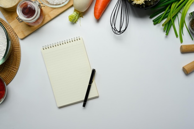 Notatnik z listą zakupów