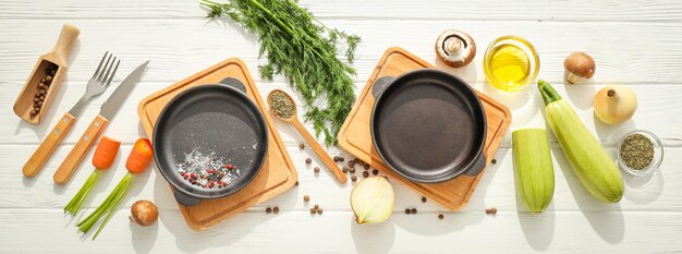 Zestaw naczyń i składników